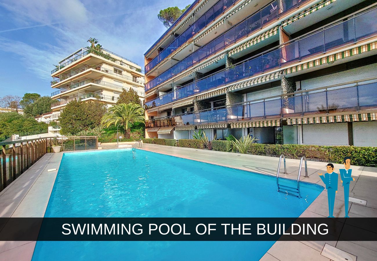 Studio in Nice - N&J - HUBLOT VUE MER- Pool - Parking