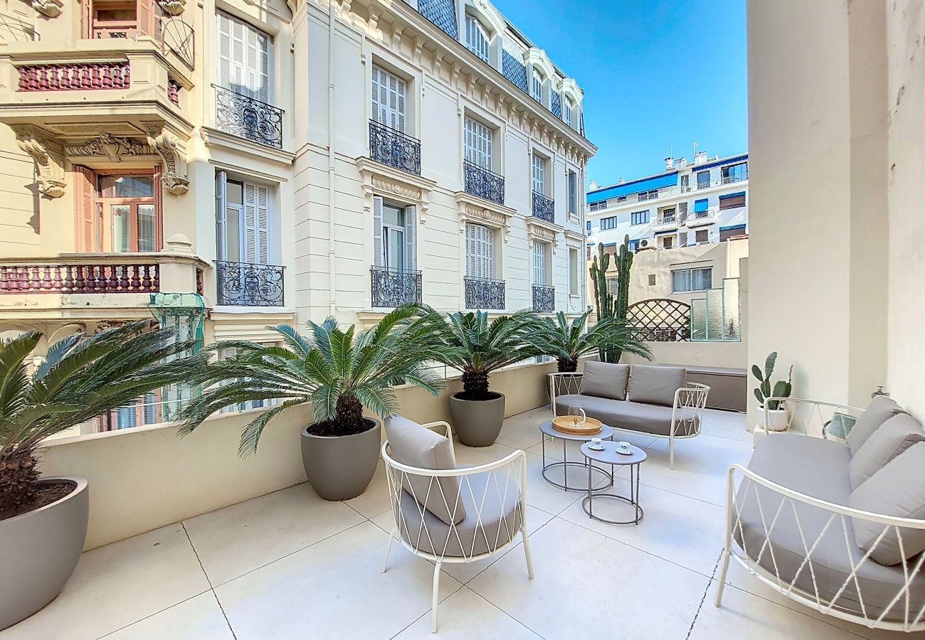 Apartment in Nice - N&J - PALMIERS TERRASSE - Central - Terrace 