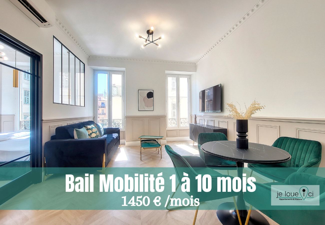 Appartement à Nice - EMERAUDE - BAIL MOBILITE ENTRE 1 ET 10 MOIS