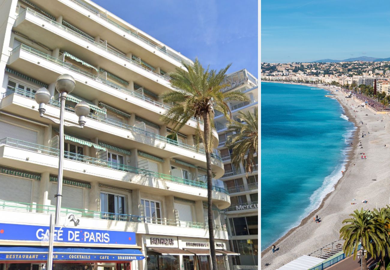 Appartement à Nice - N&J  - LA MAREE BLEUE - Terrasse - Très proche mer 