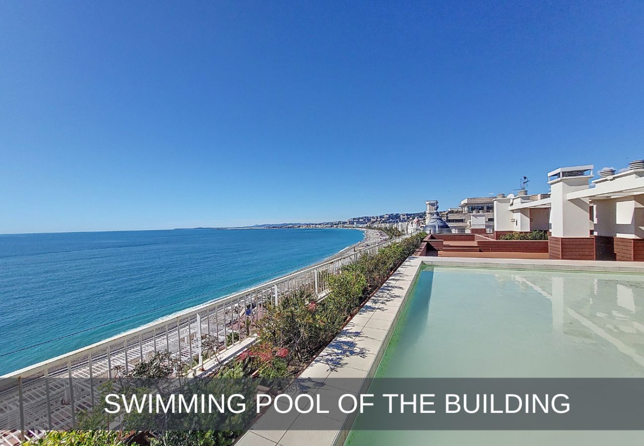 Appartement à Nice - N&J  - LE ROYAL LUXEMBOURG - Vue Mer - Terrasse