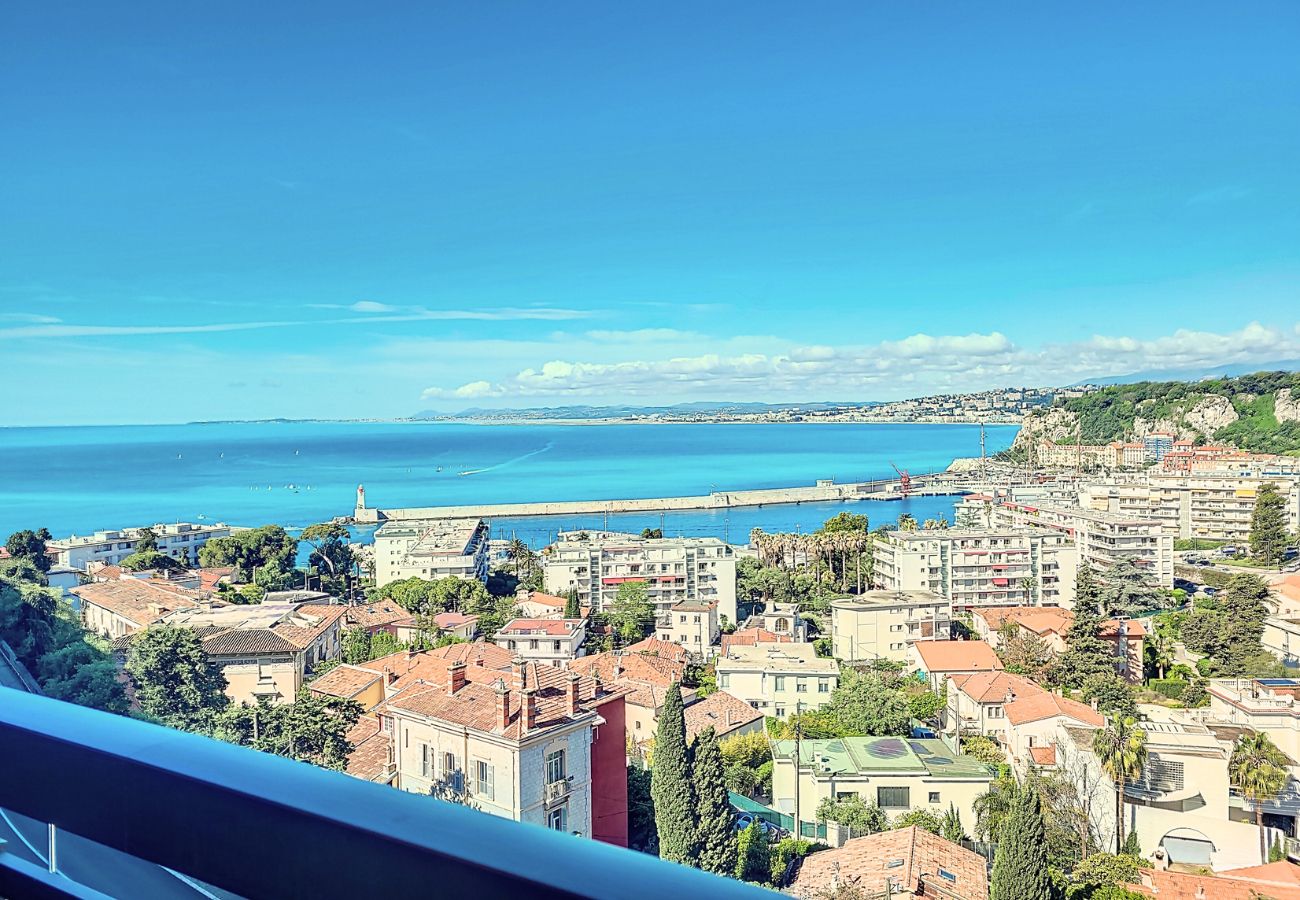 Appartement à Nice - N&J  - BREAKTIME - Vue Mer - Parking