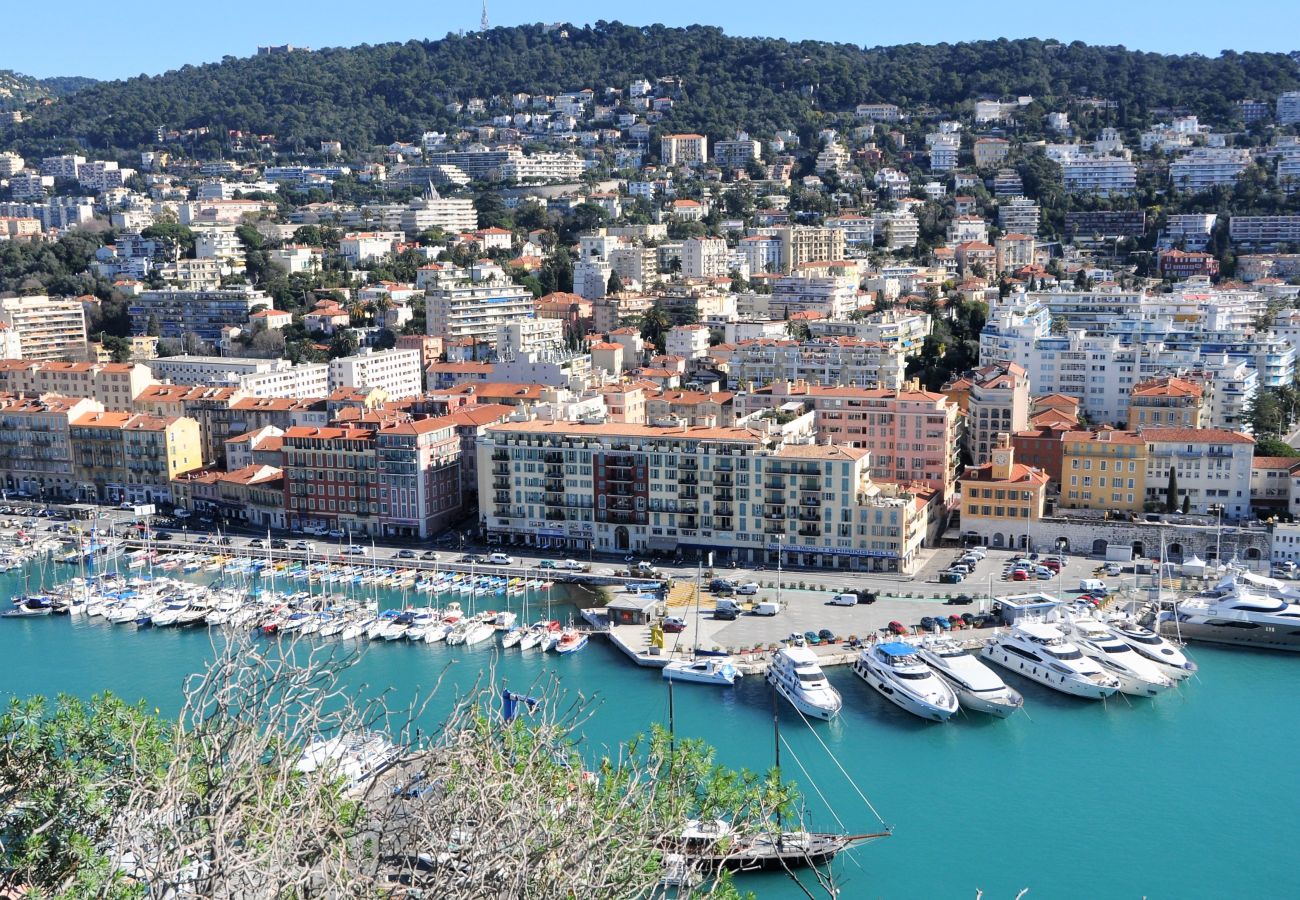 Appartement à Nice - Nouveau! N&J  - MER SEA - Balcon - Le Port Place du Pin